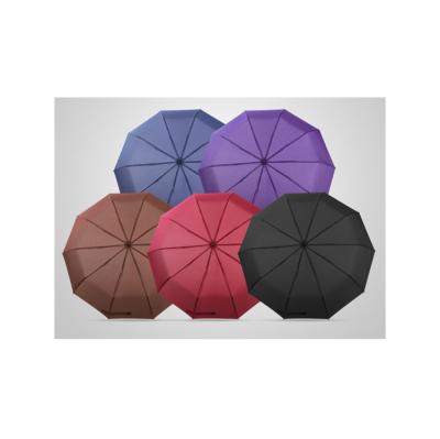 China Newest Design Easy To Use High Quality Folding Promotional Umbrella Three Ribs Umbrella10 Folding for sale