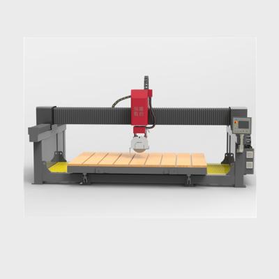 China Stone Granite Quartz Sandstone 3 Axis Bridge Saw CNC Stone Cutting Machine Quartz Marble Granite Slab Cutting CNC Router for sale