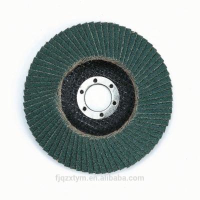 China CLOTH + ZIRCONIA FIBERGLASS BACKING Abrasive Fin Disc for Stainless Steel Wire Sanding for sale