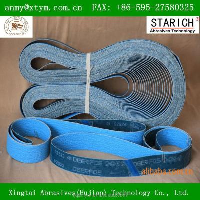 China Surface Grinding Zirconium Oxide Abrasive Sanding Belt For Special Belt Abrasive Polishing Machines for sale