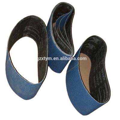 China Surface Grinding 100% Polyester Abrasive Zirconia Sanding Belt For Wood Floor for sale