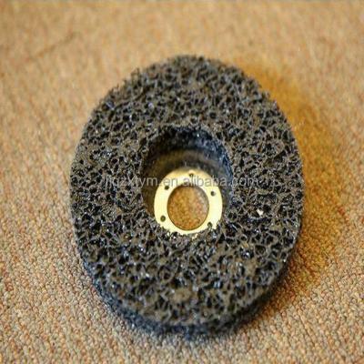 China No clogging and no burn marks for cleaning and stripping ABRASIVE FLAT grinding wheel WHEEL WITH HOLE for sale