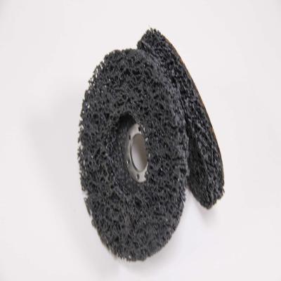 China No clogging and no nylon burn marks with clean emery and strip abrasive wheel for sale