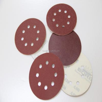 China Metal Hook and Loop Sanding Paper Disc for Grinding Wall for sale