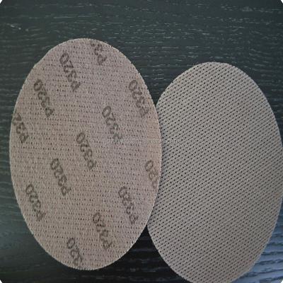 China Anti-Clogging Putty Hook And Loop Mesh Disc Grit Size From 60 To 600 for sale