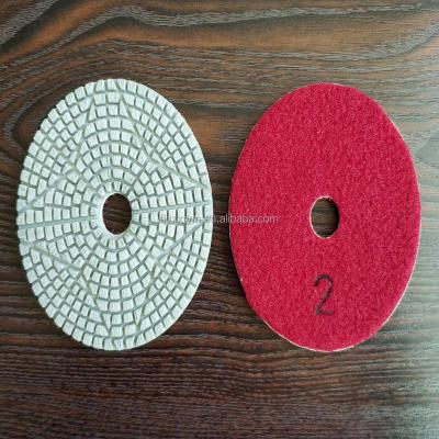 China Provide Excellent Performance 3steps Wet Step Grit Polishing Pad 2 Star Symbol for sale