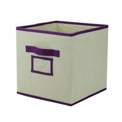 China 28cm Best Fabric Organizing Box Sustainable Cube Storage With Containers Bins for sale