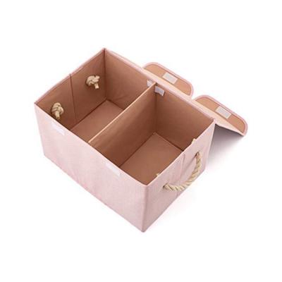 China Sustainable Pink Storage Box Set Kids Closet Organizer Bins Closet Containers for sale