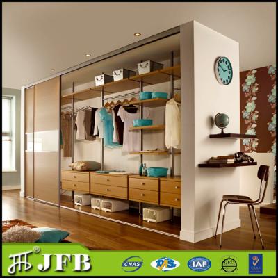 China Popular diy shelving aluminum wardrobe pole system shelving walk in wardrobe for sale