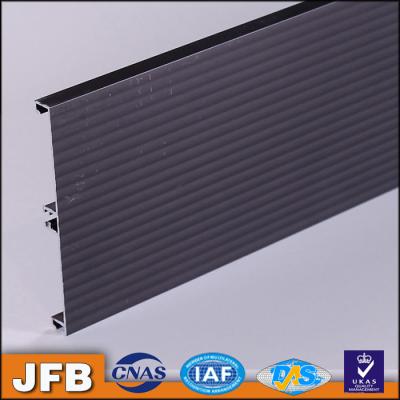 China China anodized aluminum profile for kitchen cabinet, hot brush style Kitchen baseboard,aluminum skirting board for sale