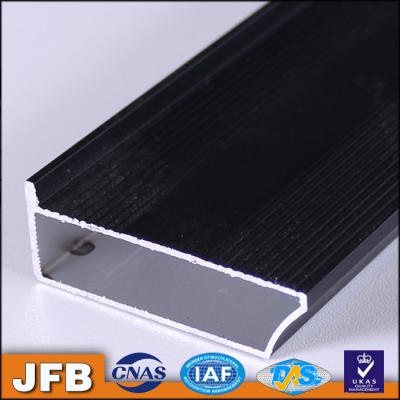 China Item L092 3000meters anodized black windows and door types of for kitchen cabinet aluminum profile for sale