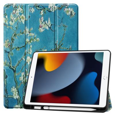 China IPad10.2 For iPad 9 2021 Case Cover 10 Inch Shockproof Tablet Protective Sleeve With Pen Slot Soft Shell Custom Printed Pattern for sale