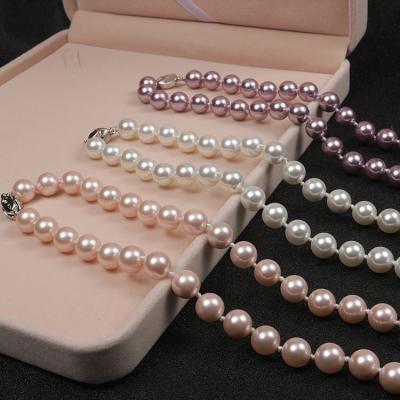 China FASHIONABLE Fashion 10mm Pearl Beads Choker Natural Pearl Necklace Jewelry for sale