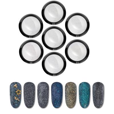 China Nail Art Dust Decoration Professional Tiny Velvet Candy Nail Glitter Wool Powder for sale