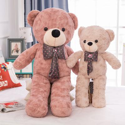 China 2022 new plush gift teddy bear fur edge texture cute comfortable pillow doll high quality girl gift for sale