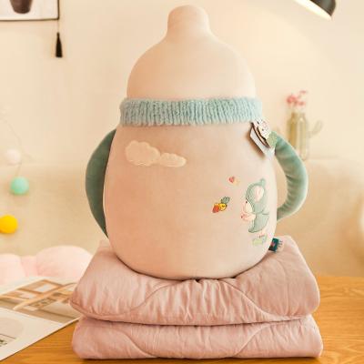 China 2022 New Baby Feeding Bottle Gift Plush Toy Texture Comfortable Baby Girl Boy Girl Birthday Gift for sale