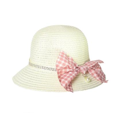 China Wholesale new children's outdoor eco-friendly straw hat summer sun protection and high quality sun UV protection hat beach casual hat for sale