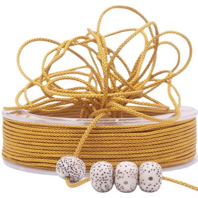 China Wholesale 9 Colors Diameter 0.8mm High Elasticity Chinese Knot Macrame Rope Bracelet Nylon Rope Thread Braided String Tassels DIY Beading Thread for sale