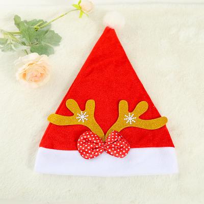 China Wholesale Fancy Dancing Christmas Santa Elk Knitted Santa Hats Red Christmas Hat Eco-Friendly Gifts For Kids And Adults for sale