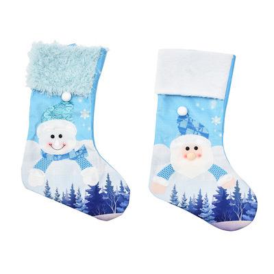 China Wholesale New Eco-friendly LED Cotton Christmas Stocking Ornaments Hanging Light Stocking Jars Christmas Decoration Supplies for sale