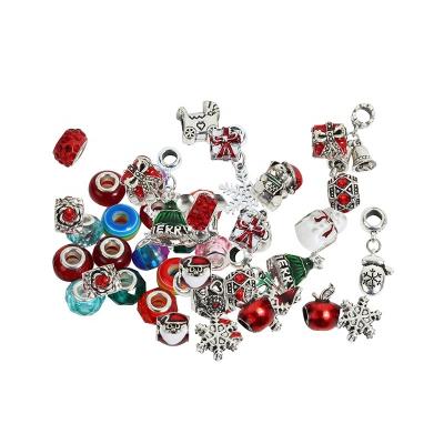 China Environmental Friendly Wholesale Bulk Resin Big Hole Spell Beads Bracelet Alloy Charms For Bracelet Jewelry Making Christmas Diy Exquisite Jewelry for sale