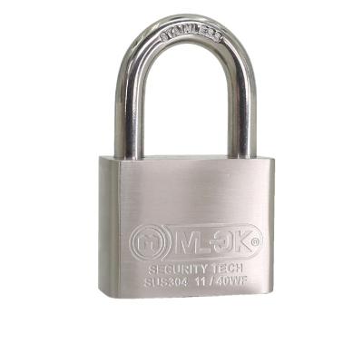 China Security Engineering Solid 304 Stainless Steel Anti Theft Waterproof Padlock for sale