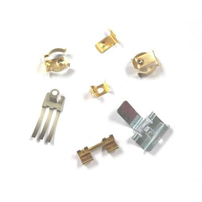 China High Precision Custom Stainless Steel Copper And Brass Stamping Electrical Contacts for sale