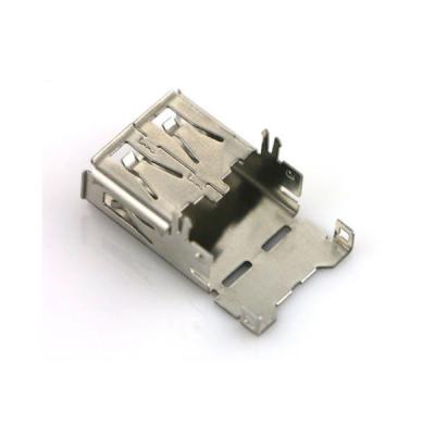 China High Precision Stainless Steel Metal Stamping Connector Shell , RJ45 Connector USB Housing for sale