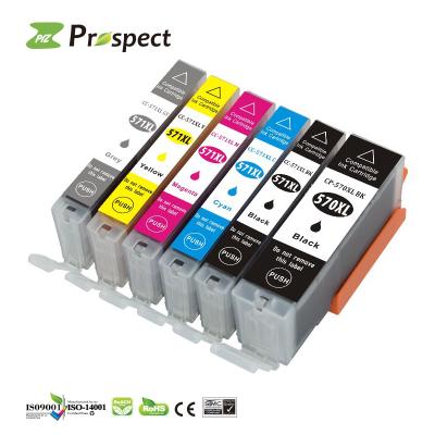 China Perspective COMPATIBLE PGI-570XL CLI-571XL PGI-570 CLI-571 PGI570 CLI571 570XL 571XL PIXMA compatible MG5720 for color canon ink cartridge for sale