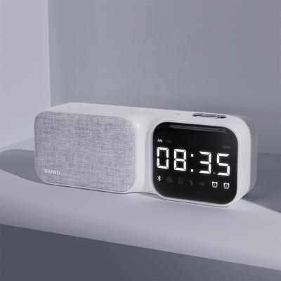 China Play 2022 Hot-selling Blue-tooth Player Wireless Portable Audio Video Digital Alarm Clock Amazon Radio Speaker With Led Screen Time for sale