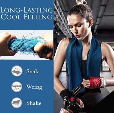 China 30x100cm QUICK DRY Fitness Sports Gym Cooling Towel for sale