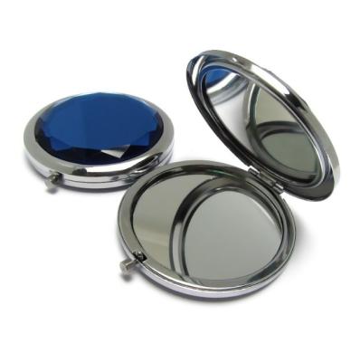 China Wholesale Double-Sided Fashion MINI Folding Pocket Cosmetic Makeup Mirror With Company Logo for sale