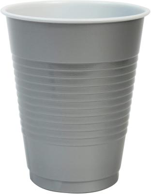 China DOUBLE WALL Disposable Plastic Cup Party Cold Drinks Togo Coffee Mug for sale