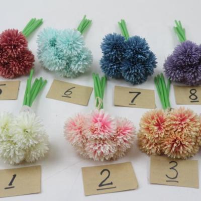 China Ex-factory price wholesale flower-20cm tall, 6 ball handmade artificial natural flower head flower for sale