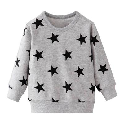 China High quality anti-pilling boy's debut 100% cotton french terry hoodies and full children's sweatshirts printing crew neck pullover sweatshirt for sale