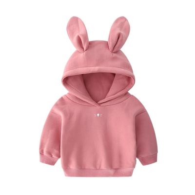 China High Quality Clothing Baby Rabbit Ear Kids Anti-pilling Customized Pullover Hoodies for sale