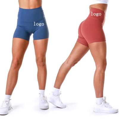 China Breathable High Waist Yoga Shorts Waist Trainer Leggings Scrunch Butt Lift Legging Shorts for sale