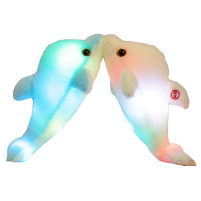 China Creative cute colorful plush&stuffed plush LED dolphins/bears/dogs toys for kids game for sale