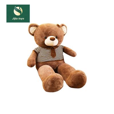 China Wholesale Custom Plush Giant Plush Stuffed Bear Toy With Tie Hat And T-Shirt for sale