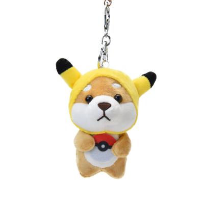 China Hot Selling Custom New Design Gift Plush Dog Plush Pendant Animal Shaped Key Chain Corgi Plush Pendant For Kids for sale