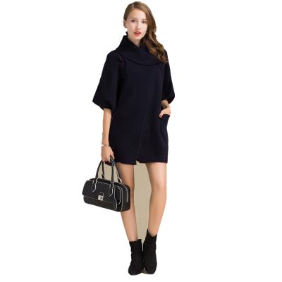 China 2020 Wholesale Winter Fashion Sheep Wool Long Wool Button Cashmere Women's Sustainable Luxury Coats With Pockets for sale