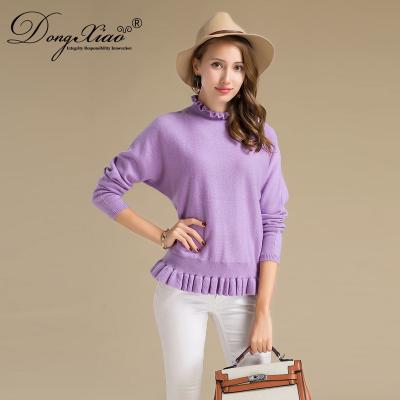 China Fashion Mongolian Women Anti-wrinkle Factory Sales Knitwear Pure Cashmere Sweater For Party for sale