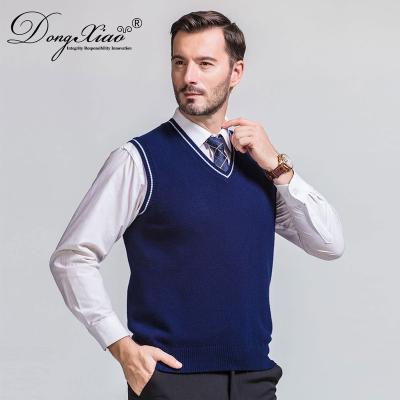 China Fashion Clothing Men's Anti-pilling Sweaters Jackets Turkey Sweater V-Neck Woolen Vest Vest for sale