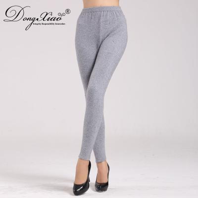 China Super Warm 100% Women Ankle-Length Anti-Pilling Cashmere Pants Knitted Trousers for sale