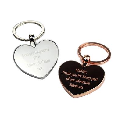 China Wholesale Customized Soft Enamel Souvenir Gifts Promotion Hard Enamel Valentine's Day Couple Lover Wedding Anniversary Gift Custom Heart Key Chain Te koop