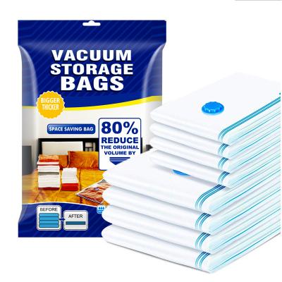 China Hot Selling Factory Household Vacuum Sustainable Storage Bag Compression Bag Plastic Space Saver Bag for sale