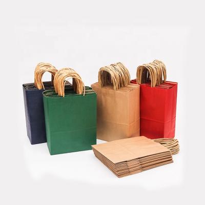 China Recyclable Full Color Recyclable Kraft Paper Bags For Packaging for sale