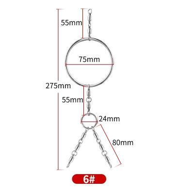 China offshore angling double perrin ring strong tension high speed rotation fish hook 16cm*9cm*11cm for sale