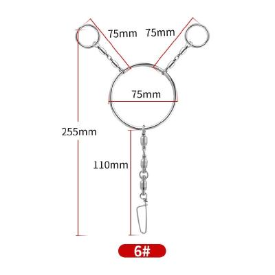 China Fish hook accessories double bearing high corrosion resistance steel anti winding offshore angling fish hook 16cm*9cm*11cm for sale