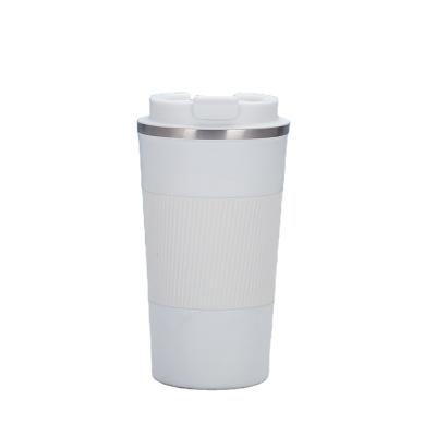 China China Factory Sustainable Stainless Steel Vacuum Coffee Mug With Hot And Cold Silicon Case Rubber Coffee Mug for sale